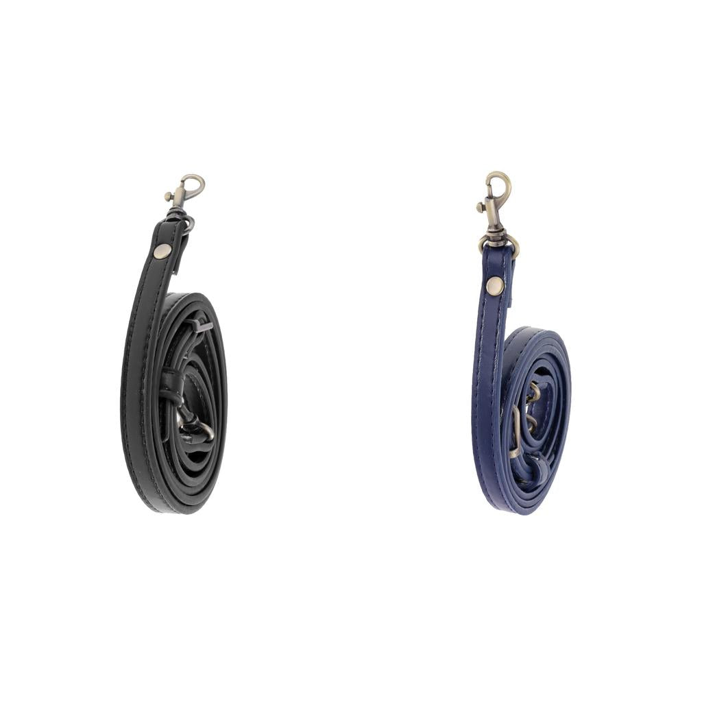 2pcs Adjustable PU Leather Crossbody Bag Shoulder Bag Strap Handle 1cm Wide