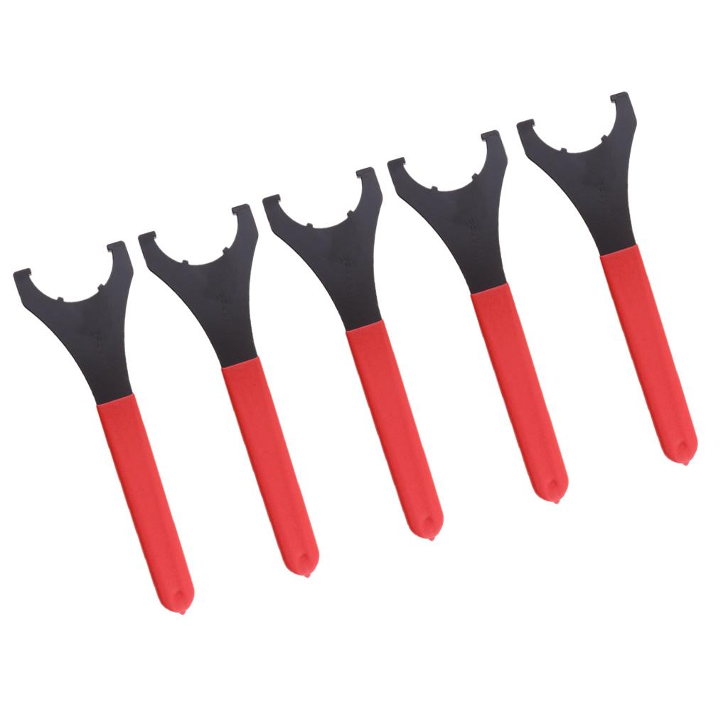 5 Pieces ER40UM Collet Chuck Spanner Wrench Spring Clamping Nut CNC Holder