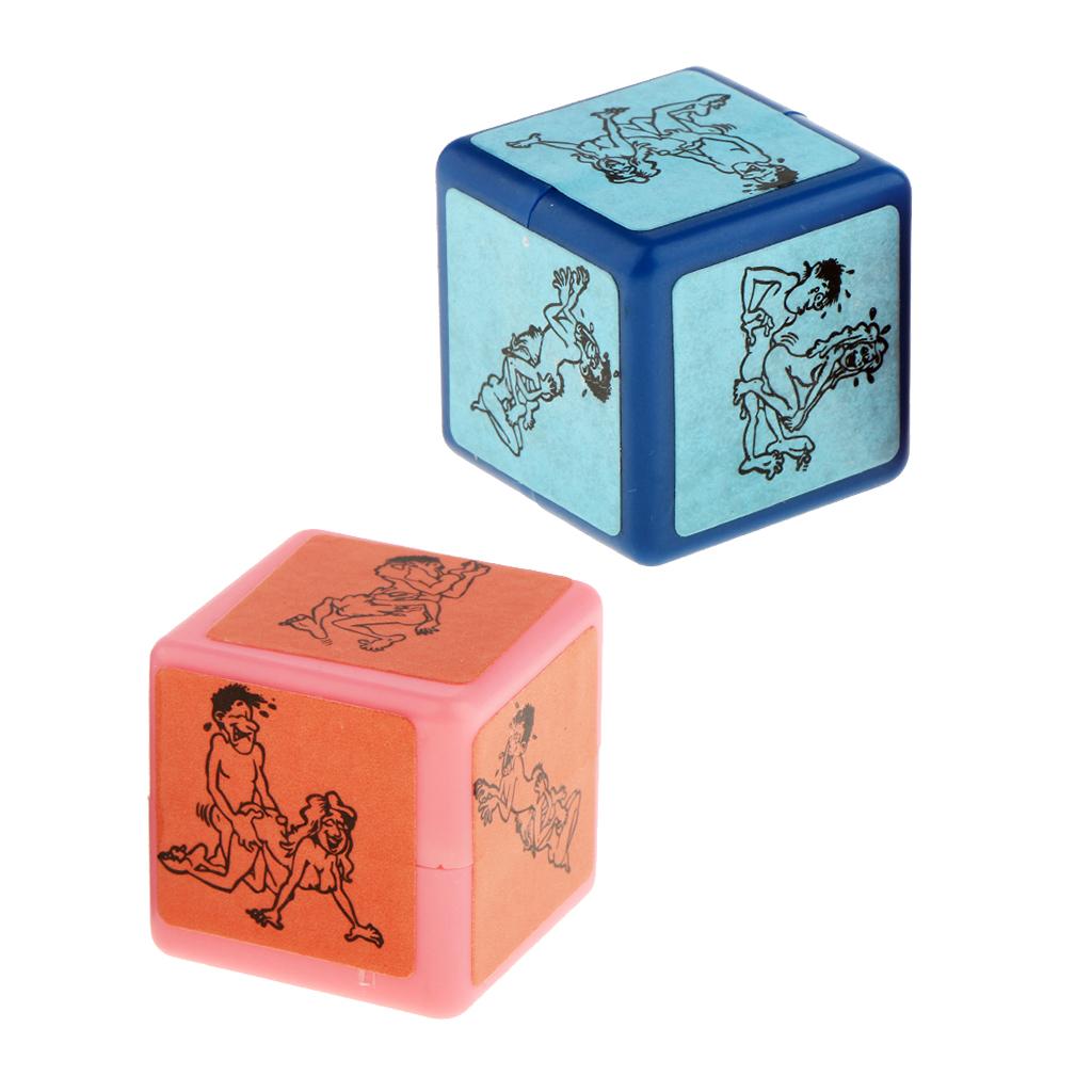 4pcs Set Naughty Dice Game Adults Party Gag Gift for Bachelorette Party Toy