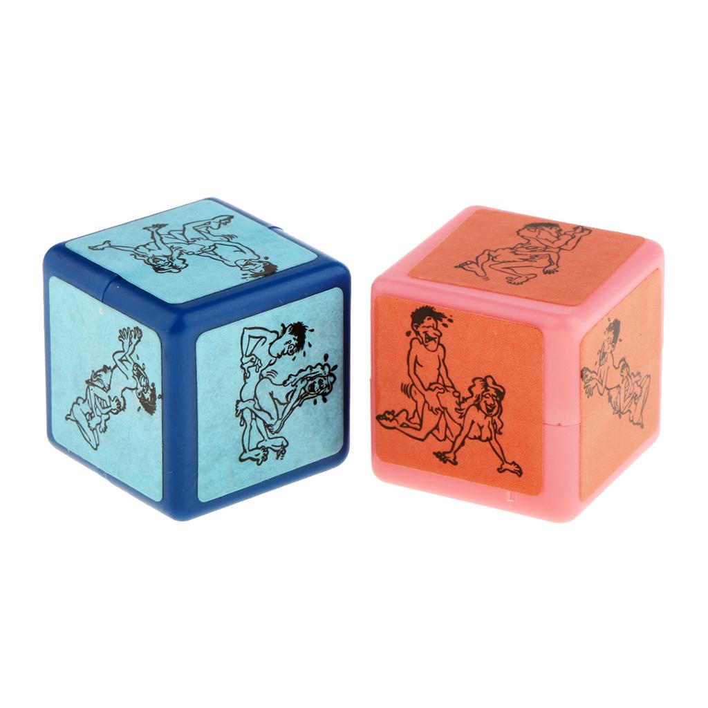 4pcs Set Naughty Dice Game Adults Party Gag Gift for Bachelorette Party Toy