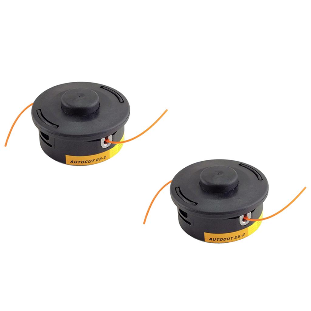 2x Auto Cut 25-2 Nylon Line Bump Head for STIHL FS55 FS70 FS80 FS100 FS120