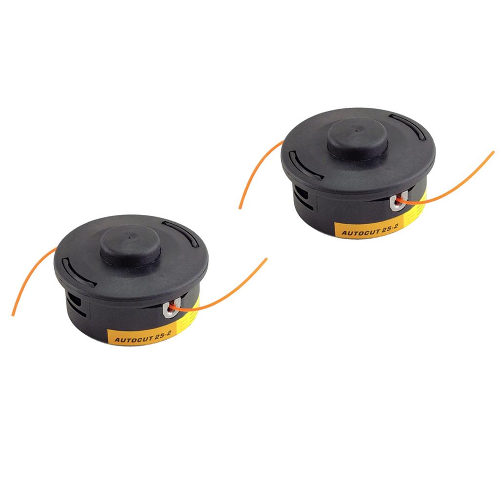 2x Auto Cut 25-2 Nylon Line Bump Head for STIHL FS55 FS70 FS80 FS100 FS120