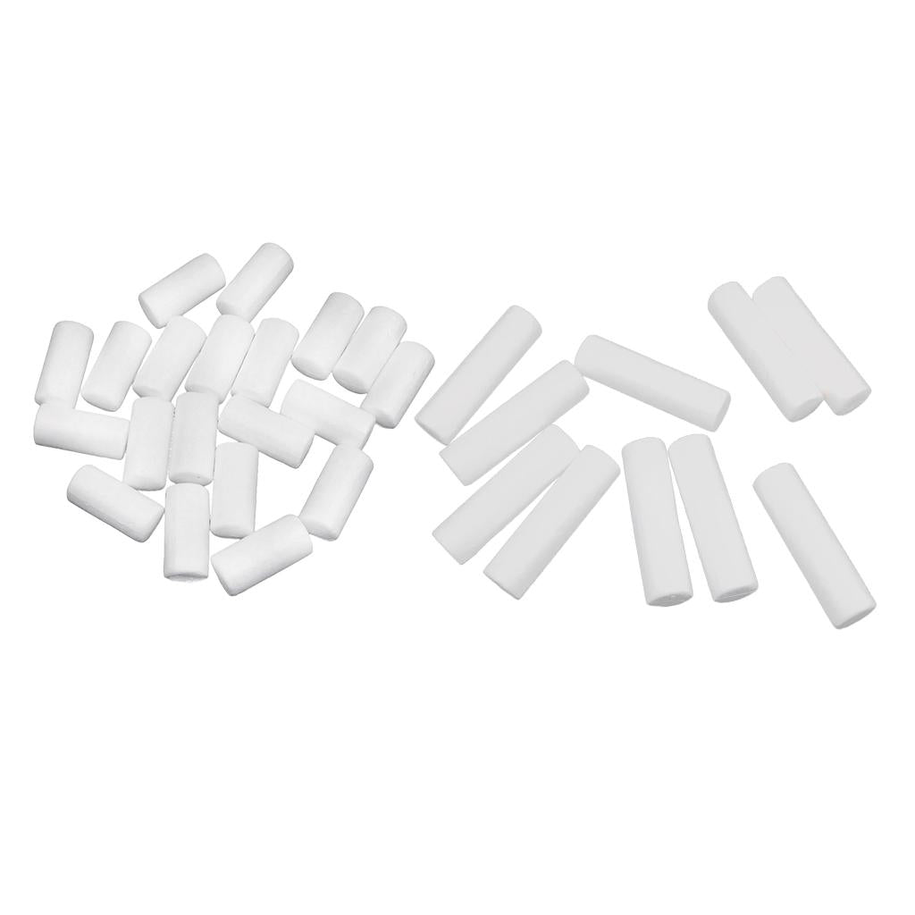 30pcs White Modelling Craft Polystyrene Foam Cylinder Pillar 88mm 120mm