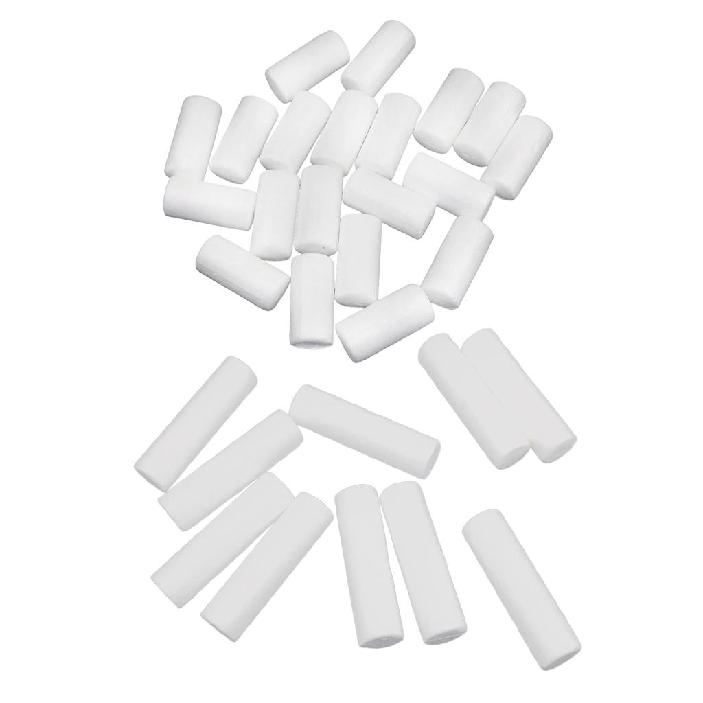 30pcs White Modelling Craft Polystyrene Foam Cylinder Pillar 88mm 120mm