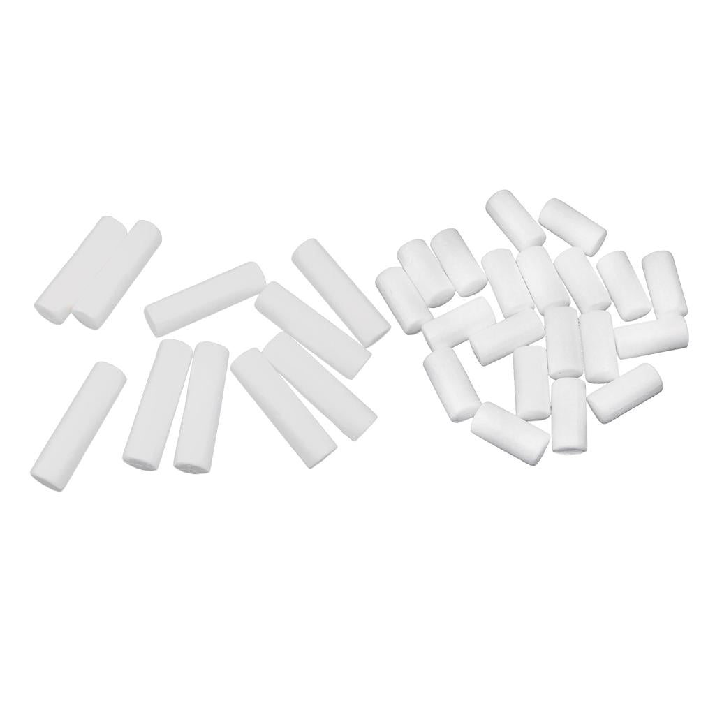 30pcs White Modelling Craft Polystyrene Foam Cylinder Pillar 88mm 120mm
