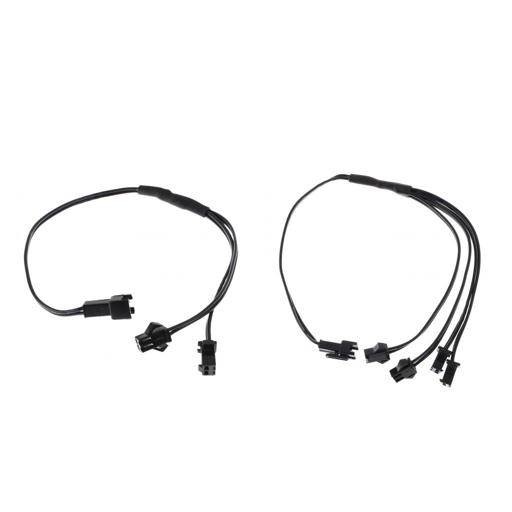 2pcs Splitter Cable Connector for EL Wire Neon Strip Light Accessory