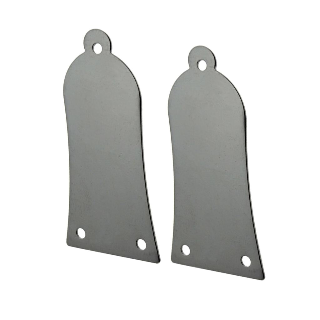 2 Pieces 3 Hole Truss Rod Cover Plate for Electric Guitar Bass Parts