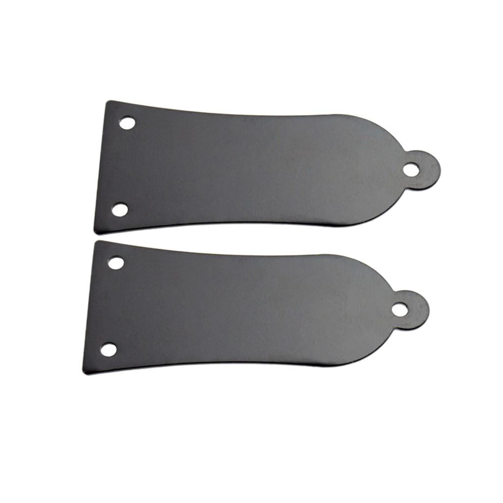2 Pieces 3 Hole Truss Rod Cover Plate for Electric Guitar Bass Parts