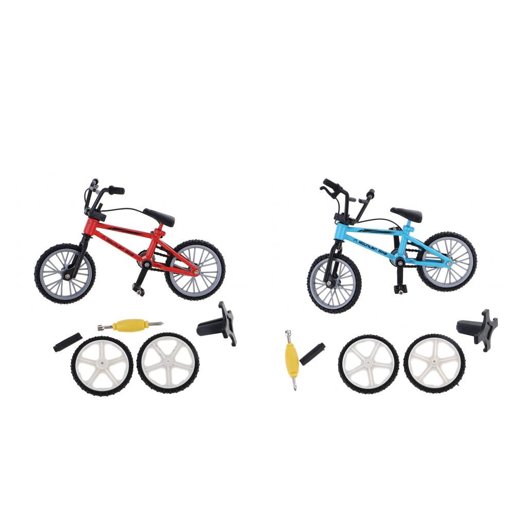2pcs Creative Finger Bicycle Mountain Bike Boy Toy Kid Functional Game Gift