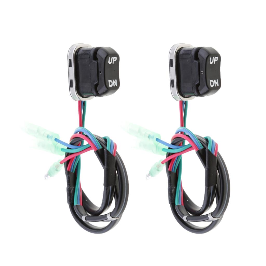 2X 703-82563-02-00 703-82563-01-00 TRIM & TILT switch A for Yamaha Outboard