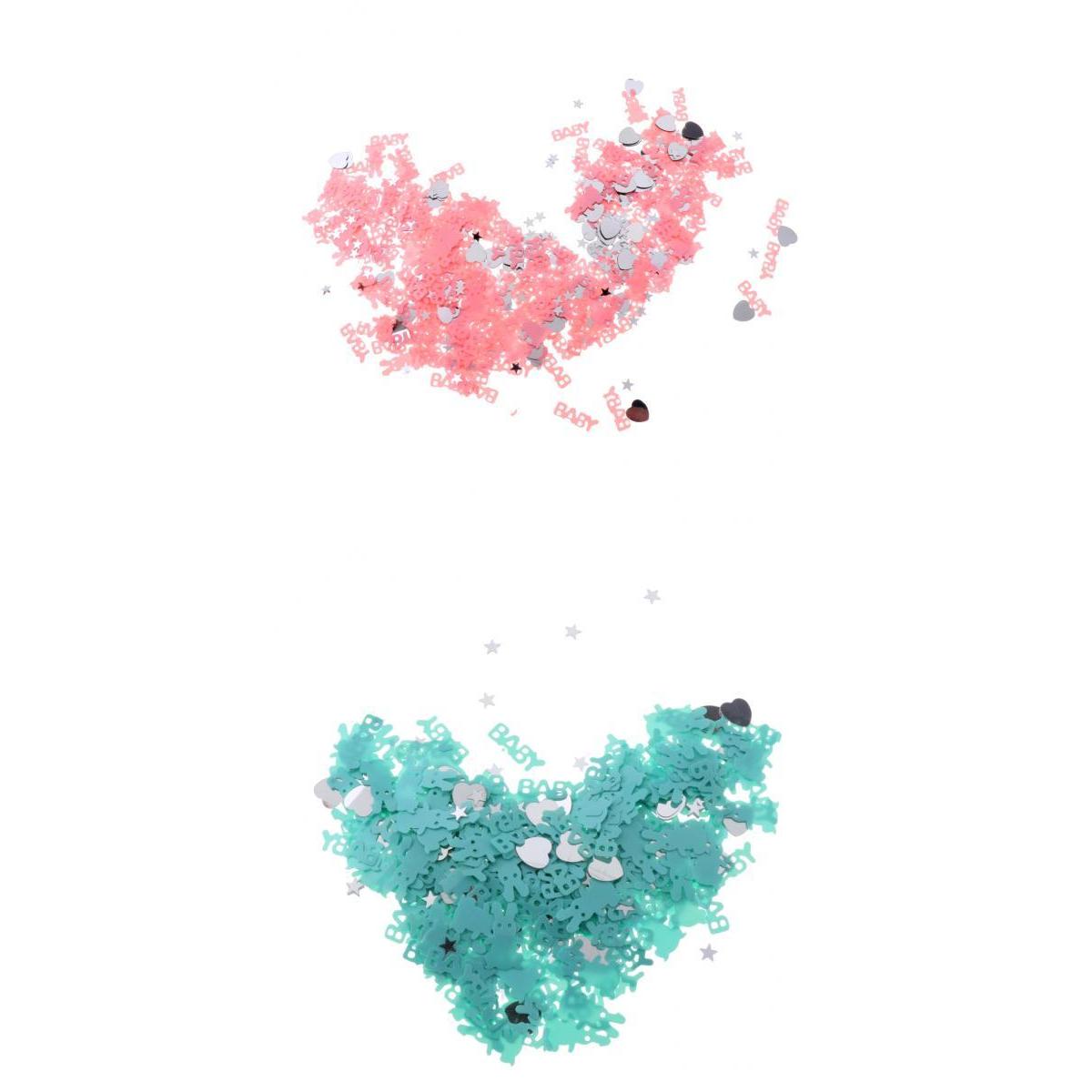 Baby shower Love Confetti Easter Party Rabbit Throwing Sprinkles Pink+Green
