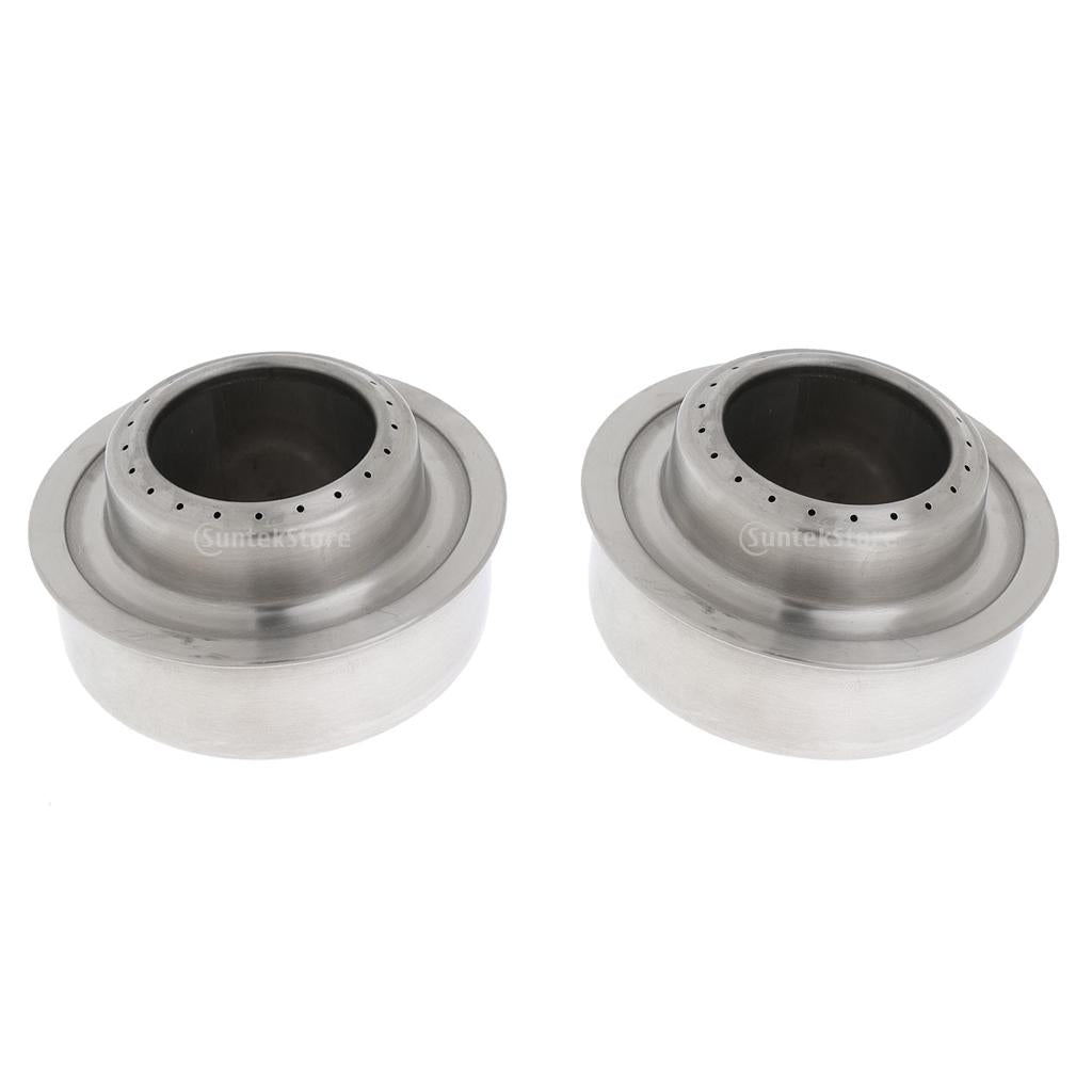 2pcs Outdoor Survival Camping Cooking Alcohol Burner Spirit Stove