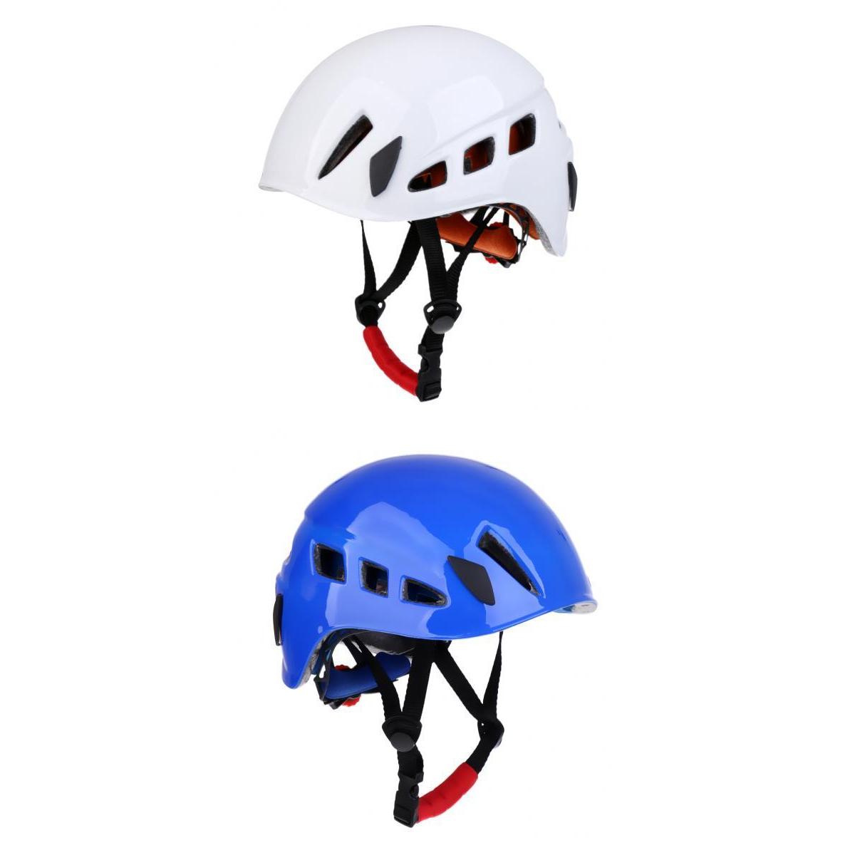 2pcs Safe Rock Climbing Caving Rappelling Rescue Helmet Protector White Blue