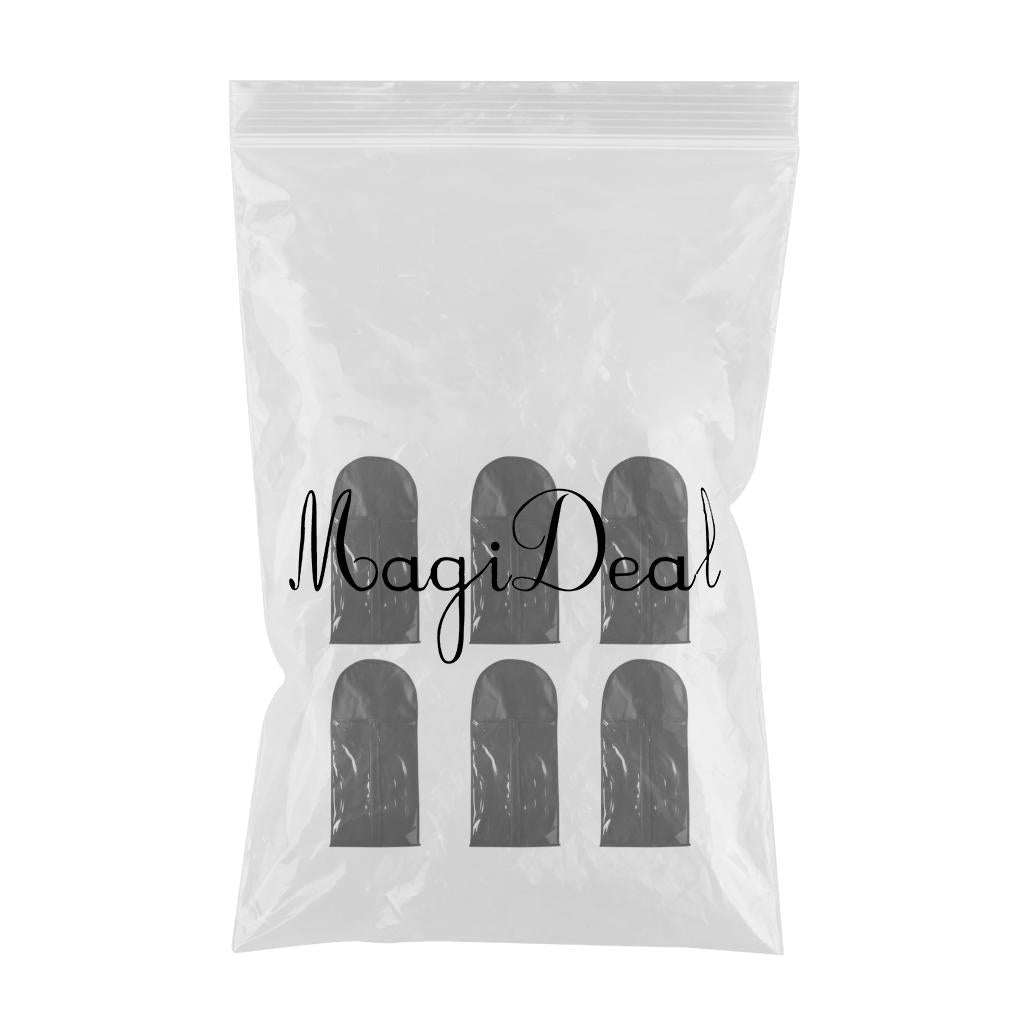 6pcs Dustproof Hair Extensions Wig Stand Storage Bag Holder Case Protector