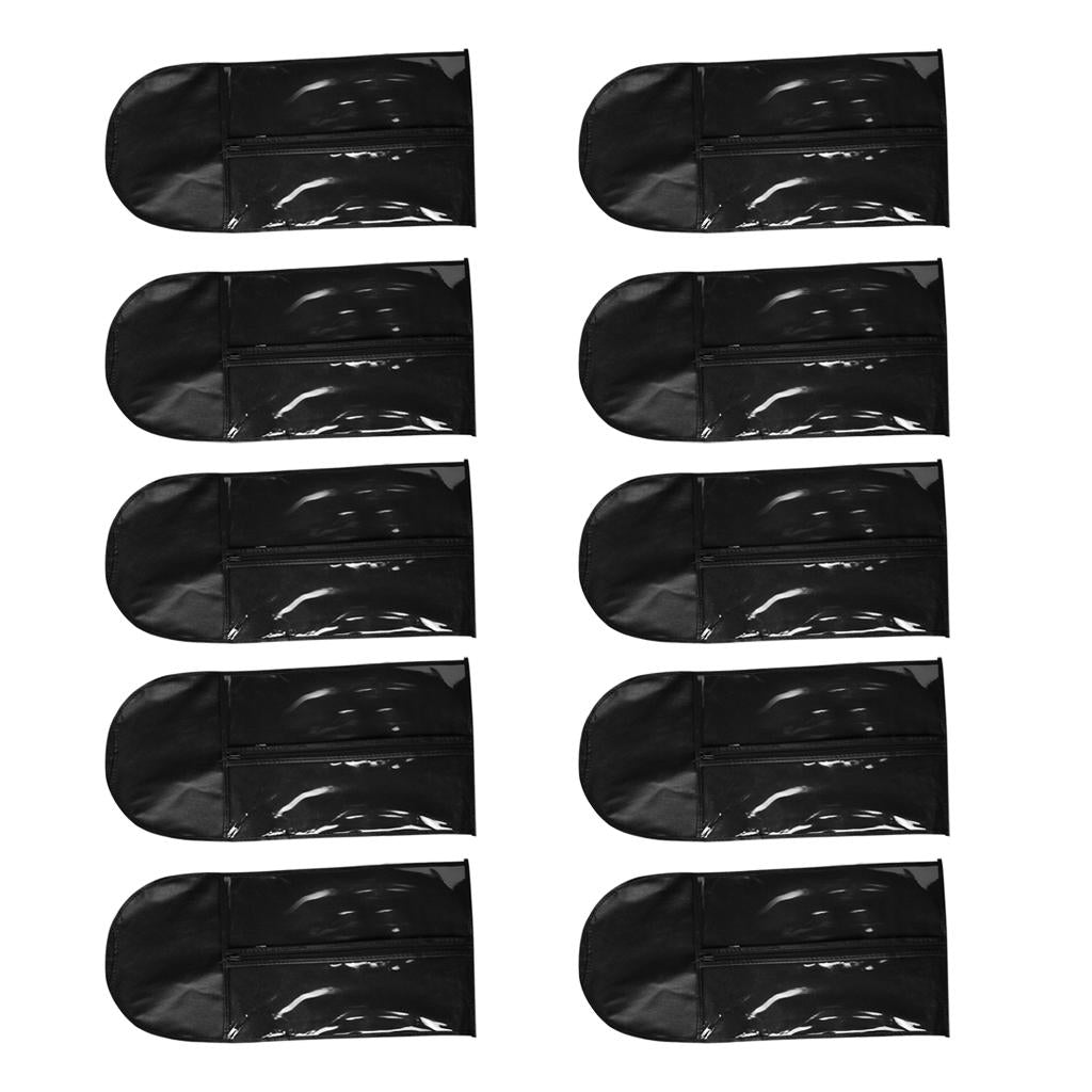 10Pcs Dustproof Hair Extensions Wig Pouch Storage Bag Holder Case Protector
