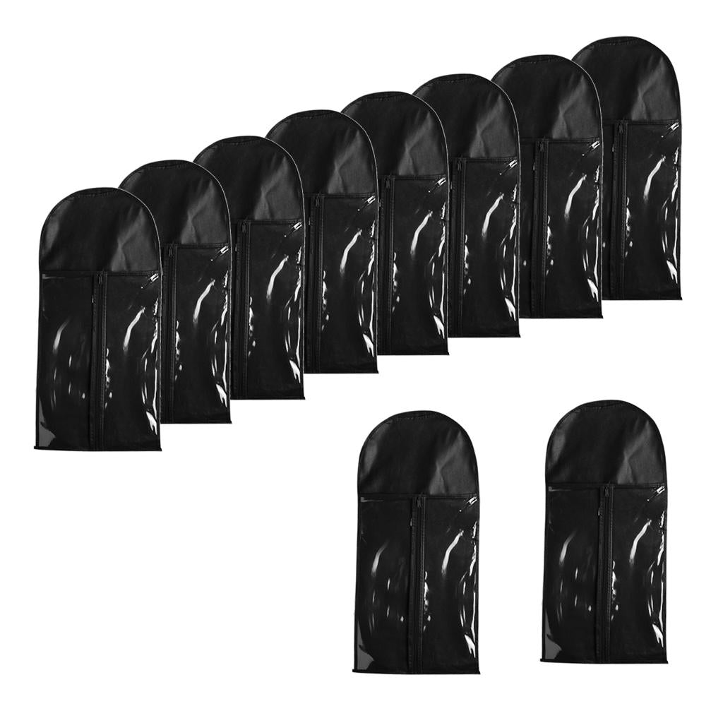 10Pcs Dustproof Hair Extensions Wig Pouch Storage Bag Holder Case Protector