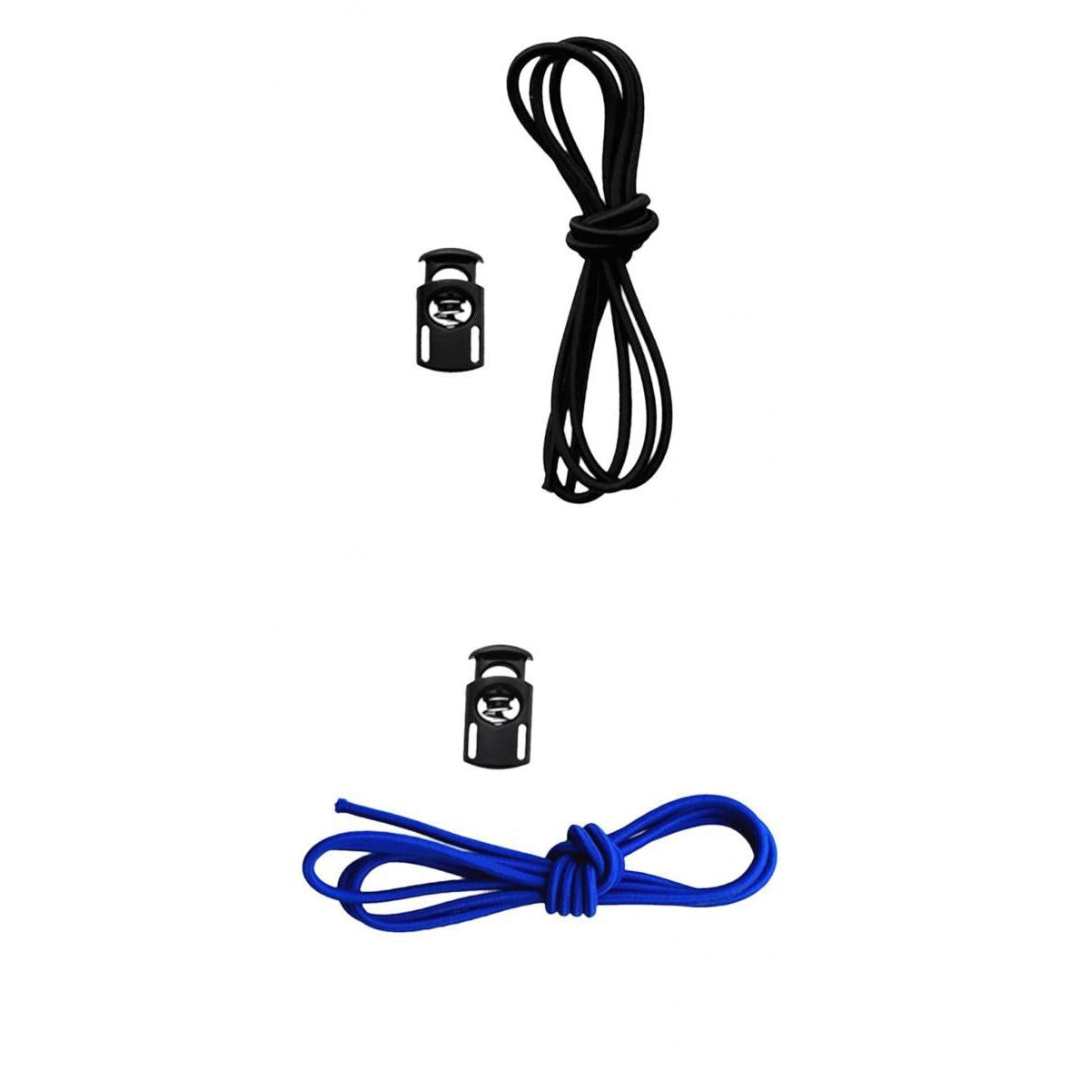 2 Pieces Elastic Swimming Goggles / Dive Mask Strap Replacement Black Blue