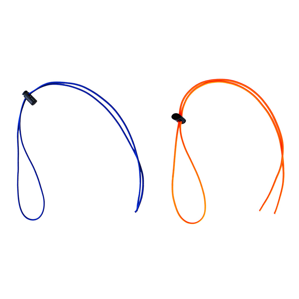 2 Pieces Elastic Swimming Goggles / Dive Mask Strap Replacement Blue Orange