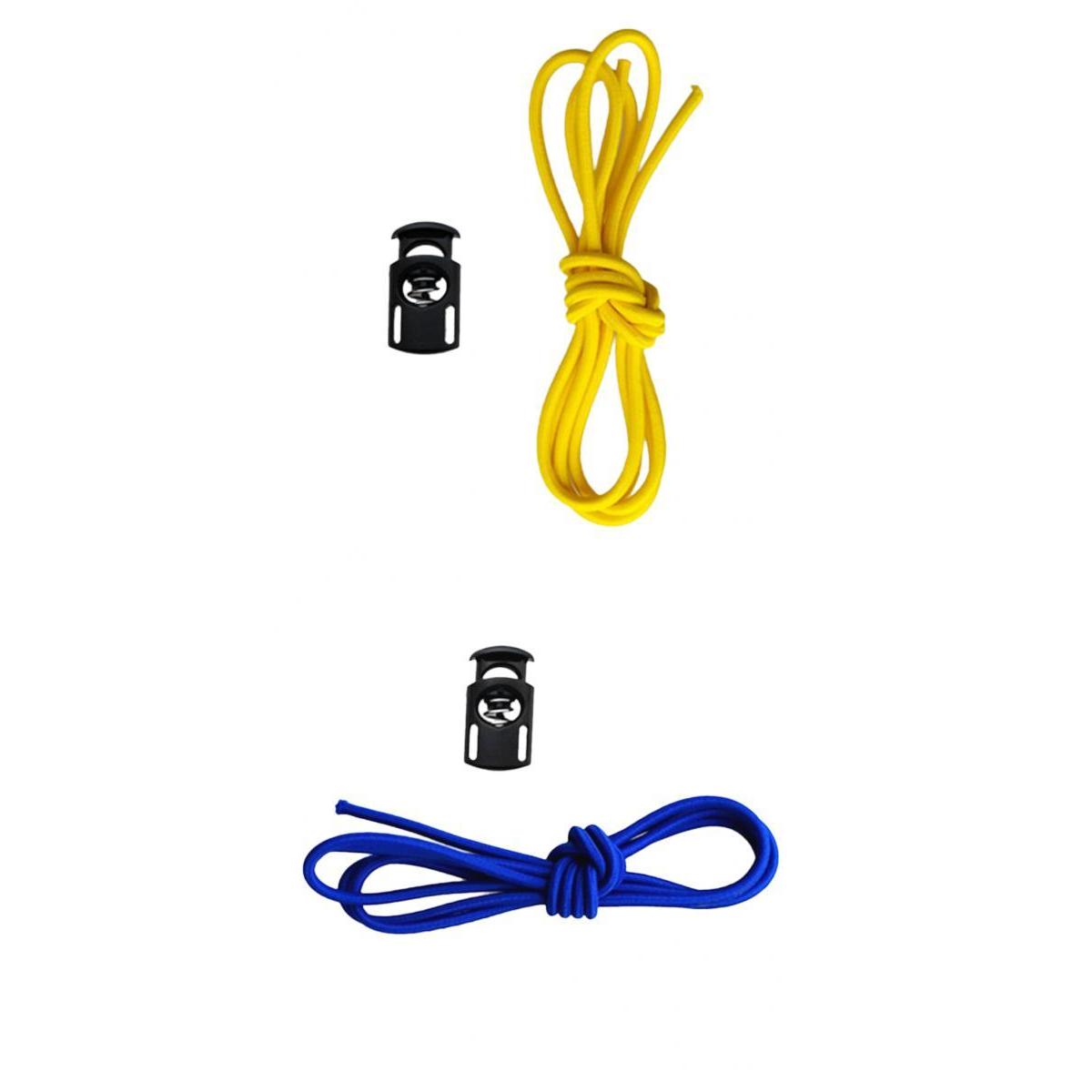 2 Pieces Elastic Swimming Goggles / Dive Mask Strap Replacement Blue Yellow