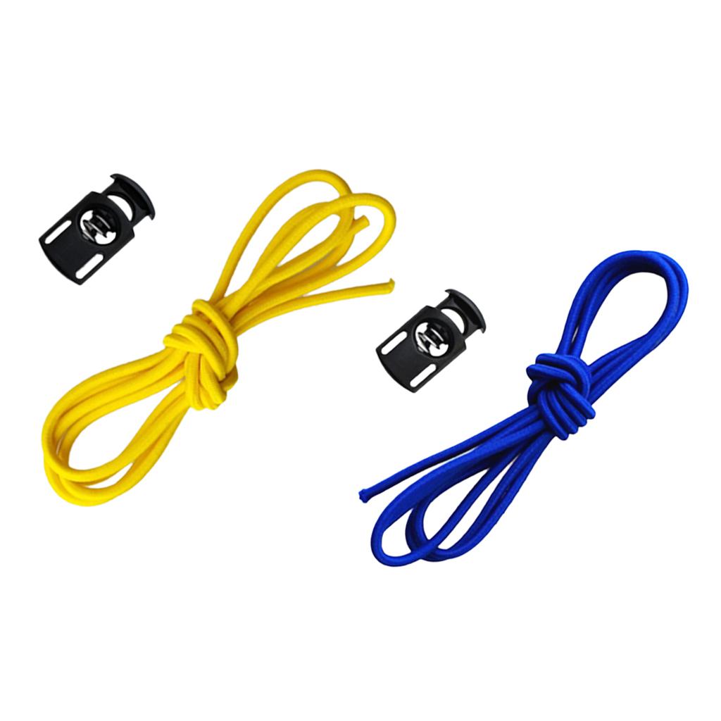 2 Pieces Elastic Swimming Goggles / Dive Mask Strap Replacement Blue Yellow