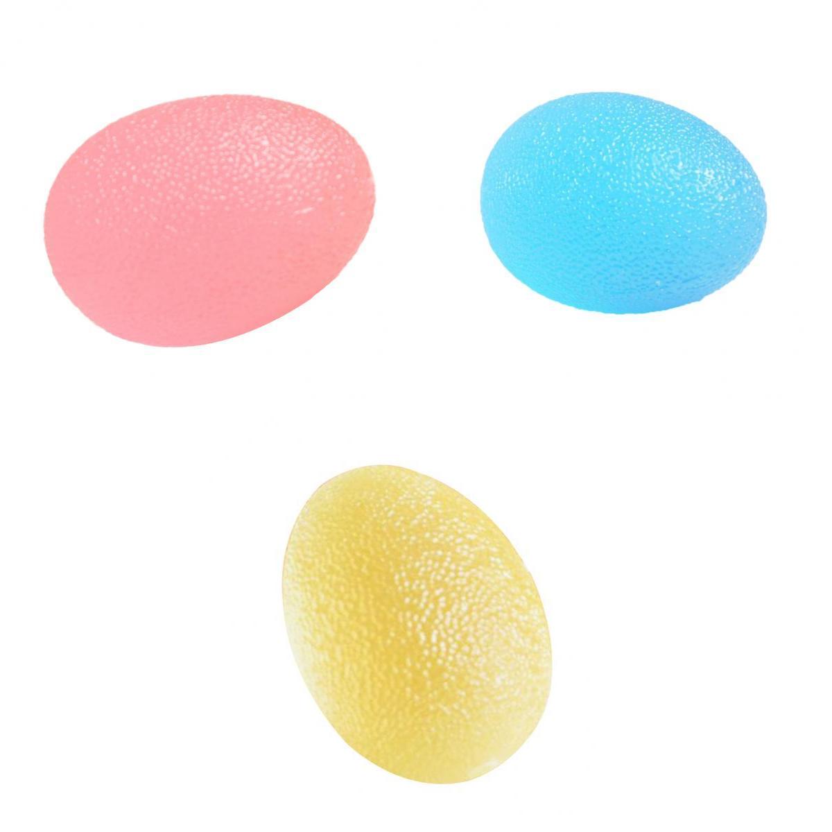 3 Pieces Fingers Palm Exercise Grip Strength Ball Hand Squeeze Exerciser