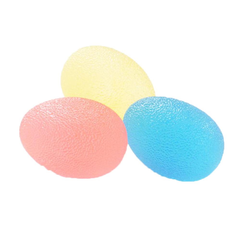 3 Pieces Fingers Palm Exercise Grip Strength Ball Hand Squeeze Exerciser