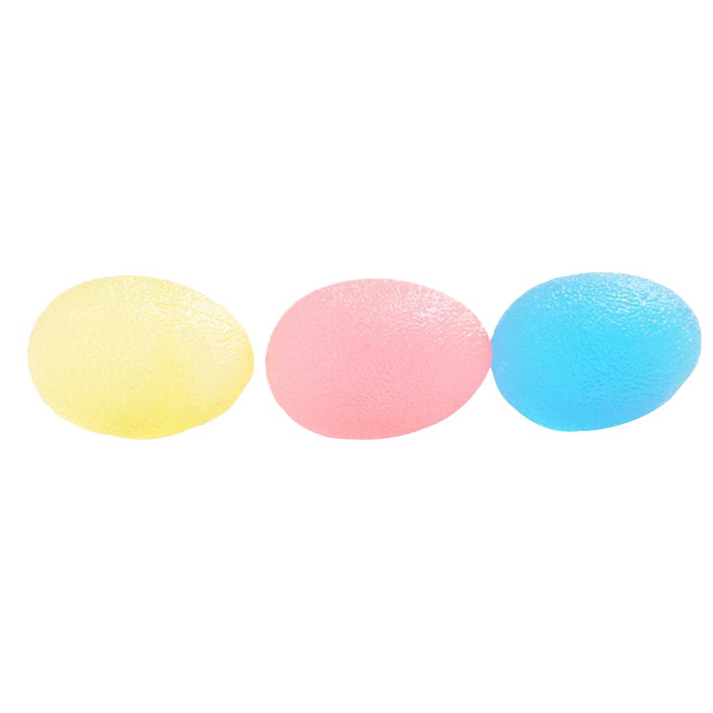 3 Pieces Fingers Palm Exercise Grip Strength Ball Hand Squeeze Exerciser