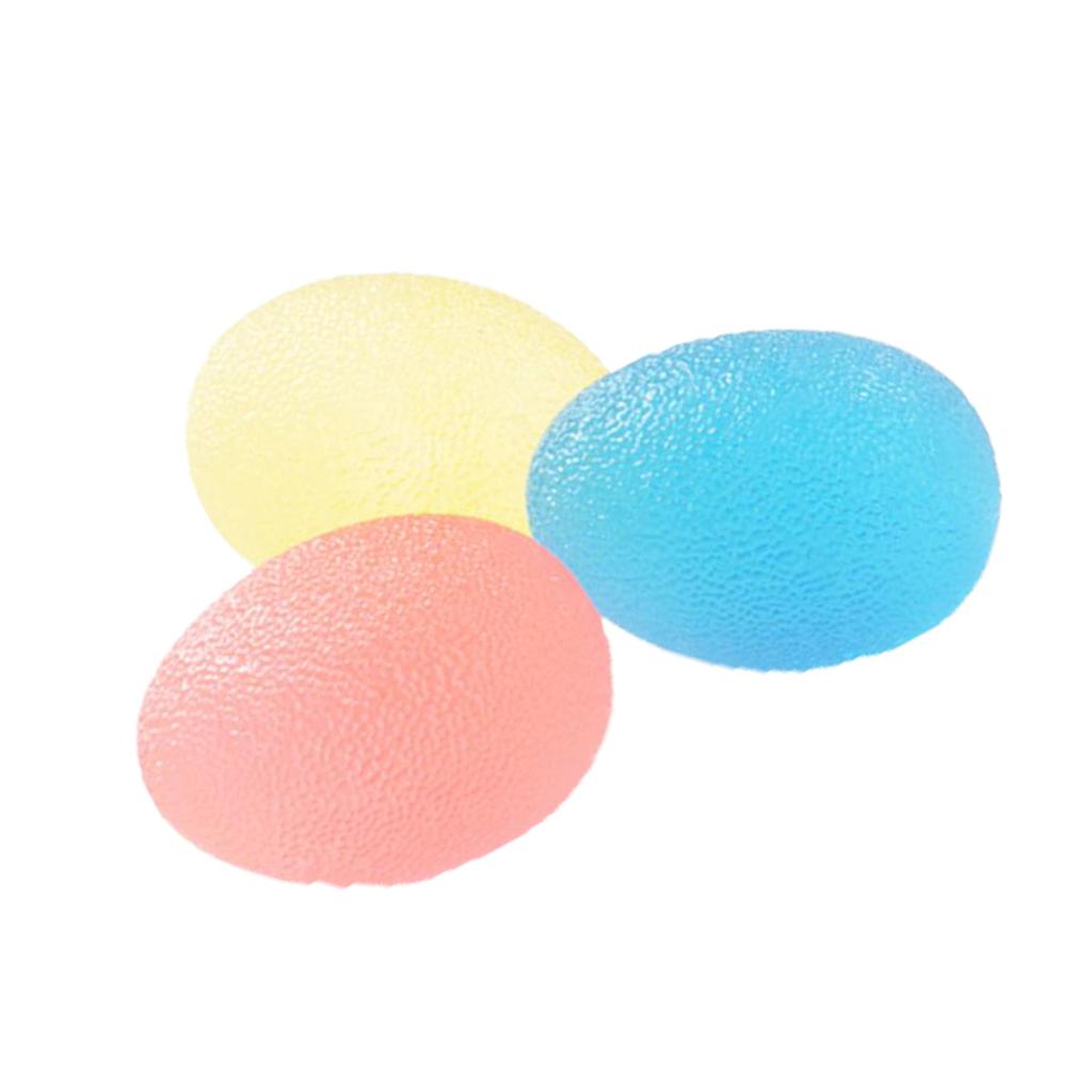3 Pieces Fingers Palm Exercise Grip Strength Ball Hand Squeeze Exerciser
