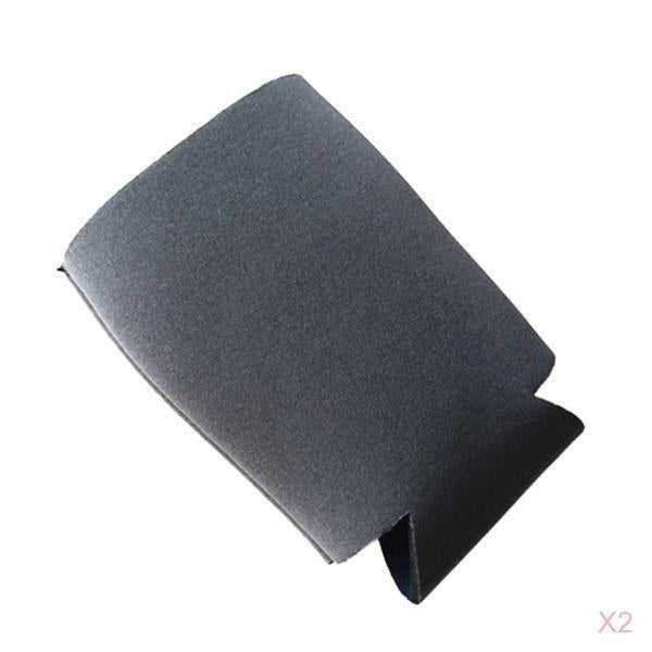 2 Pieces Neoprene Insulated Beer Can Cooler Bottle Holder Sleeve Gray