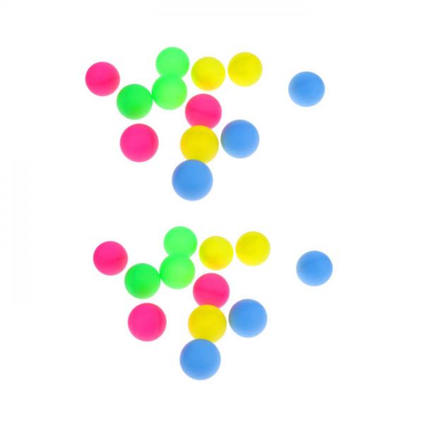 24 Pieces Multi-functional Colorful Beer Pong Balls Table Tennis Decor Balls