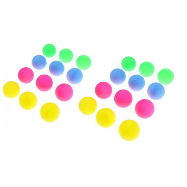 24 Pieces Multi-functional Colorful Beer Pong Balls Table Tennis Decor Balls