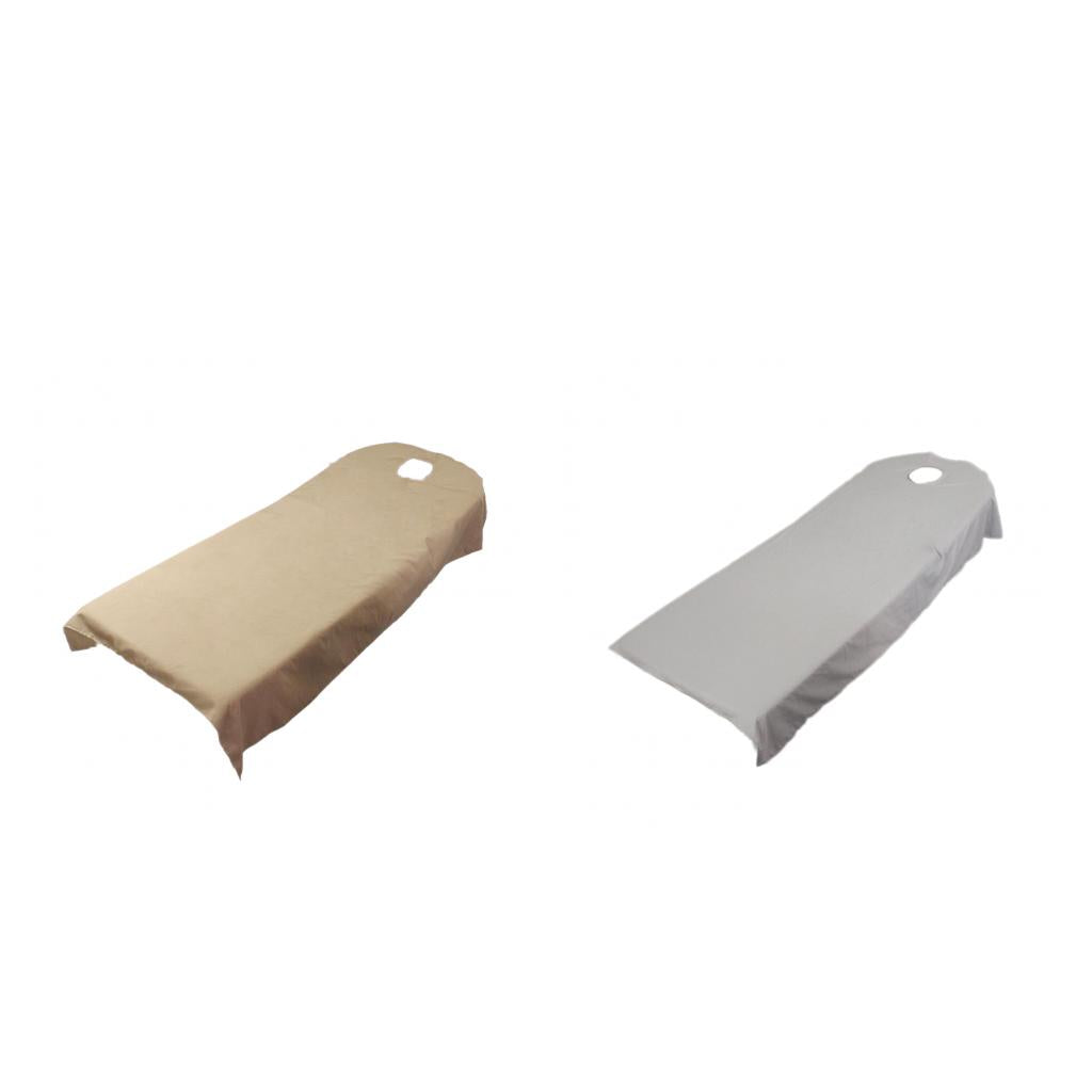 2Pieces SPA massage treatment bed cover Camel