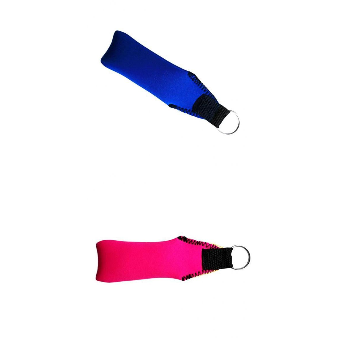 2Pcs Rectangle Neoprene Floating Keyring for Kayak Boating Yachting Sailing