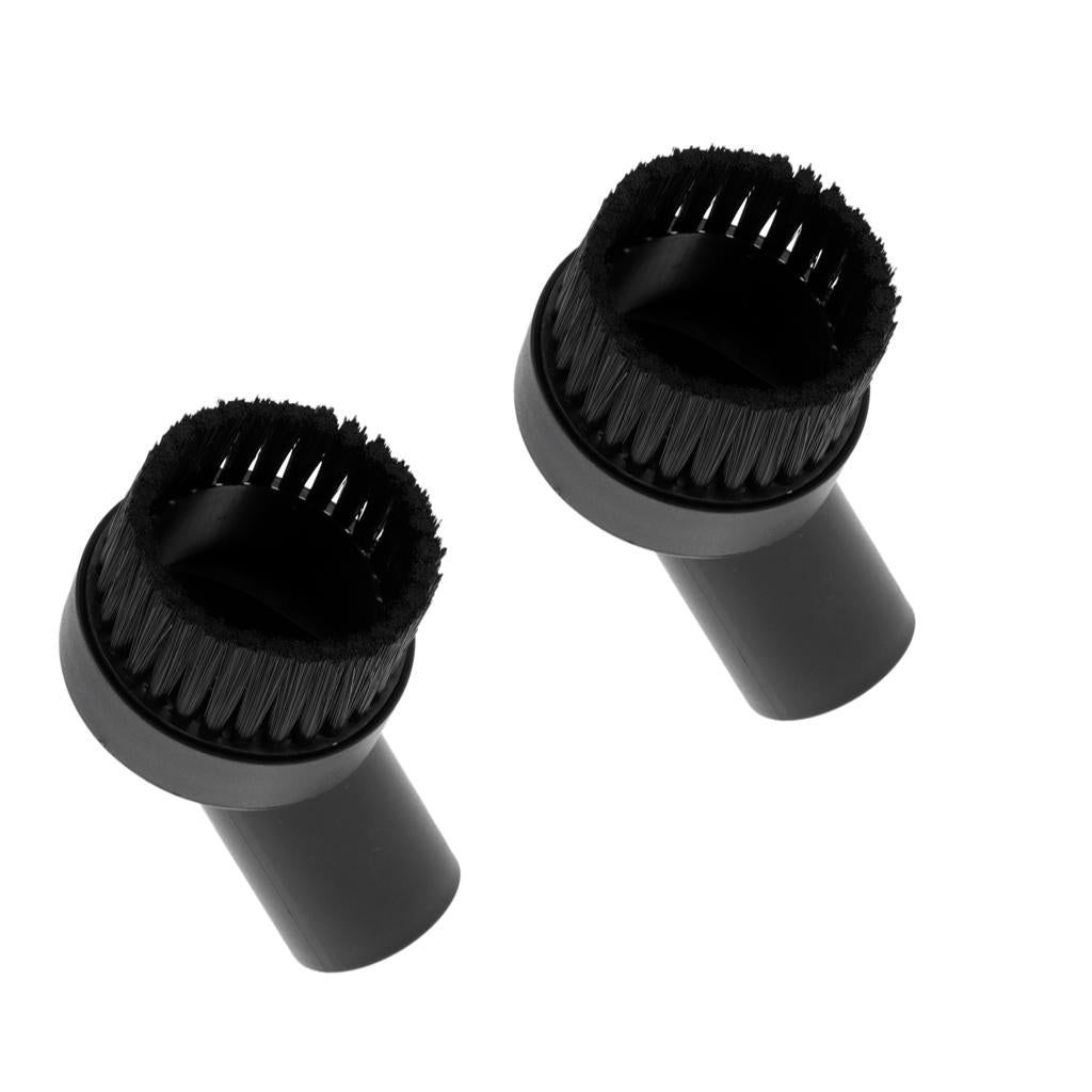 2 pieces 32mm/1.25 Dia. Vacuum Bristle Brush Dust Brush Long_35mm Bristle"