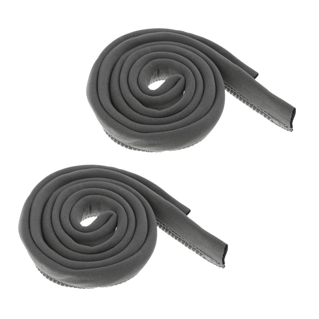 2 Pieces Hydration Pack Bladder Drink Tube Insulated Hose Cover Sleeve Grey