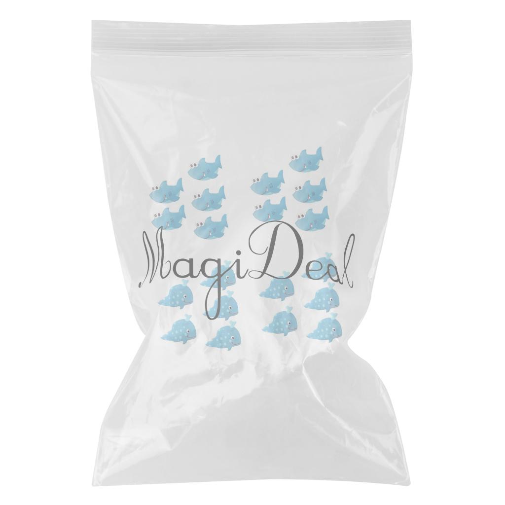 20pcs Non Slip Bath Tub Stickers Bathroom Mat Shower Room Floor Grip Shark