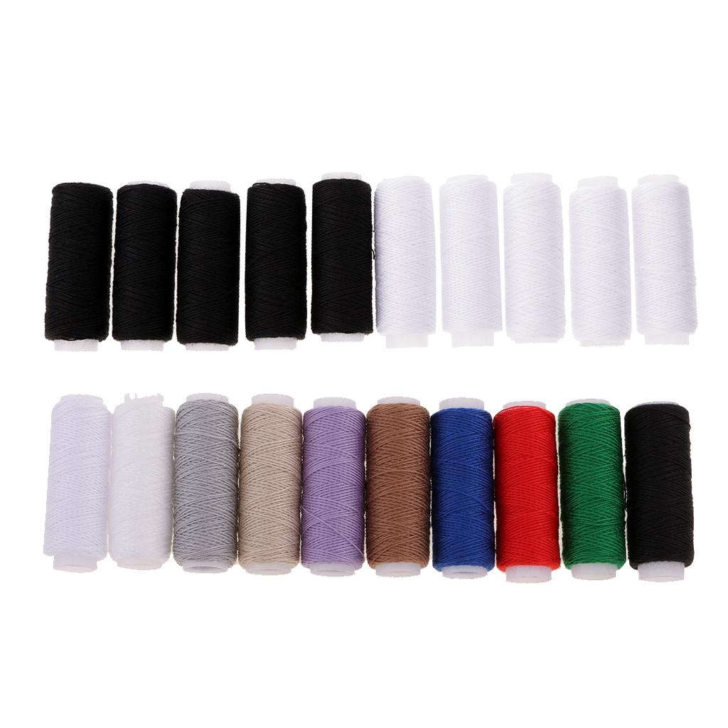 20Pcs Polyester Sewing Thread for Jeans Leather Sewing Repair Needlecrafts