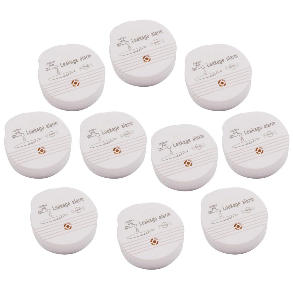 10x Battery Power Water Alarm Home Security Water Leakage Sensor Detector