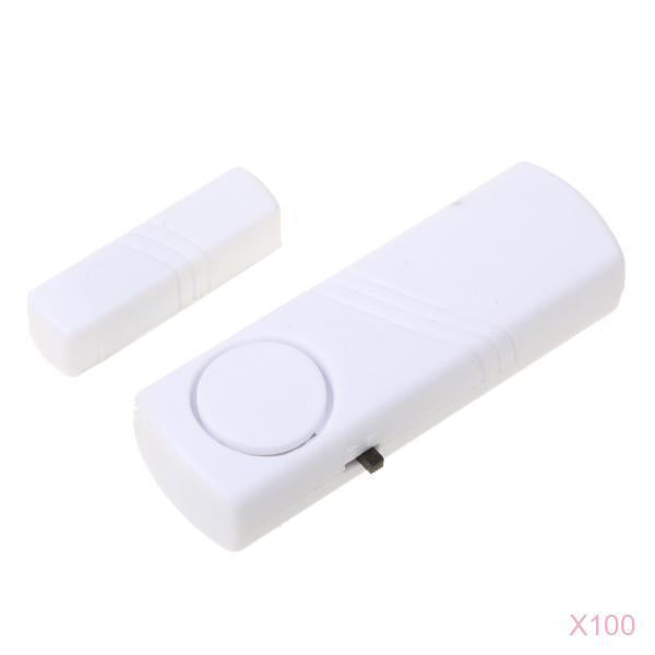 100x Window Door Entry Alarm Magnetic Contact Sensor for Home Security BULK
