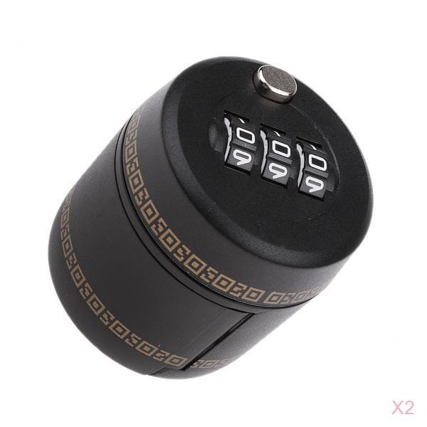2 pieces Bottle Top Password Lock Combination Lock Wine Stopper Vacuum Cork