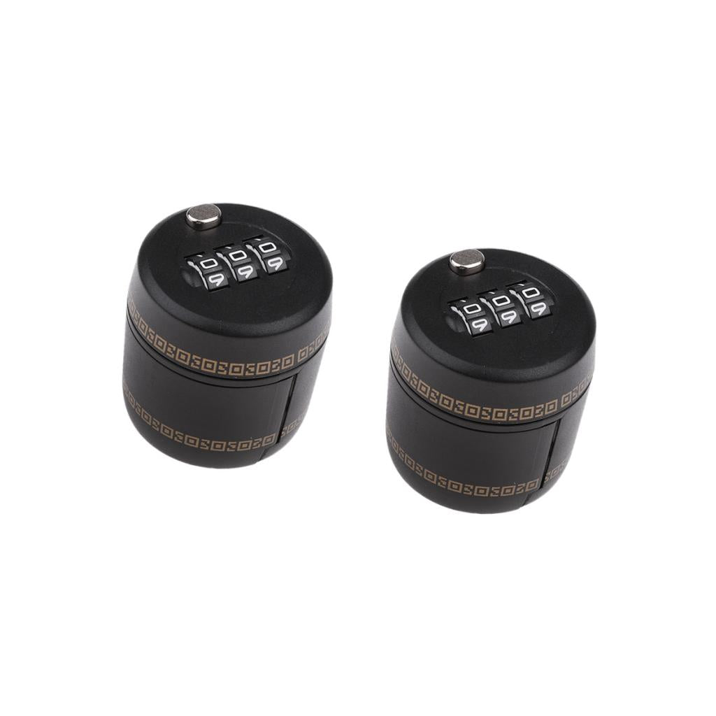 2 pieces Bottle Top Password Lock Combination Lock Wine Stopper Vacuum Cork