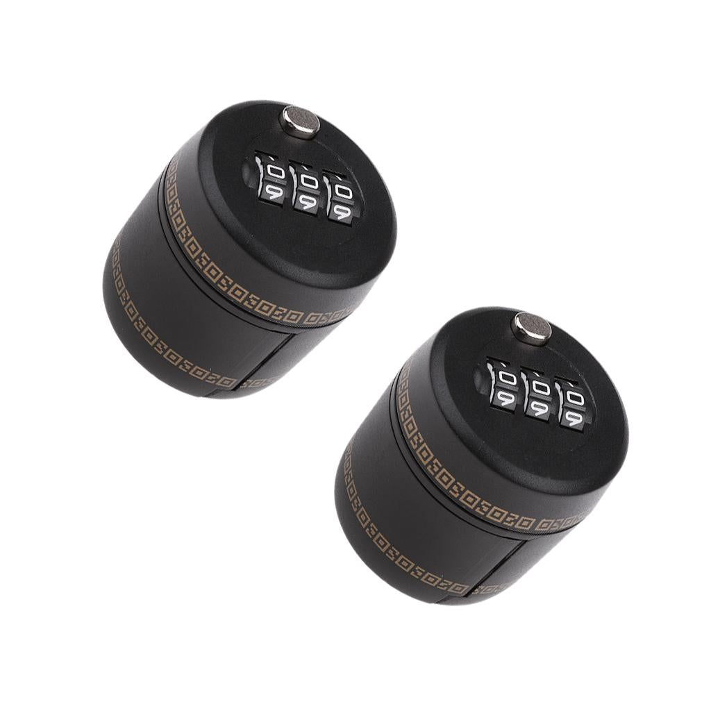 2 pieces Bottle Top Password Lock Combination Lock Wine Stopper Vacuum Cork