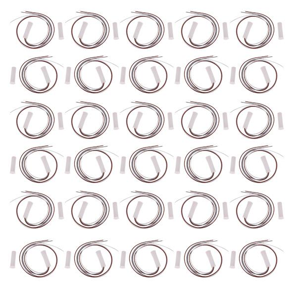 30-Pcs NC NO Door Window Contact Magnetic Reed Switch Alarm 3W 10-25mm