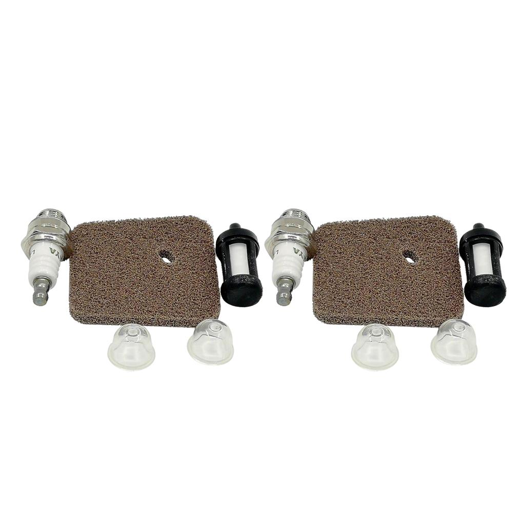 2x Air Fuel Filter Spark Plug for Stihl FS38 FS45 FS46 FS55 HS45 FC55 KM55