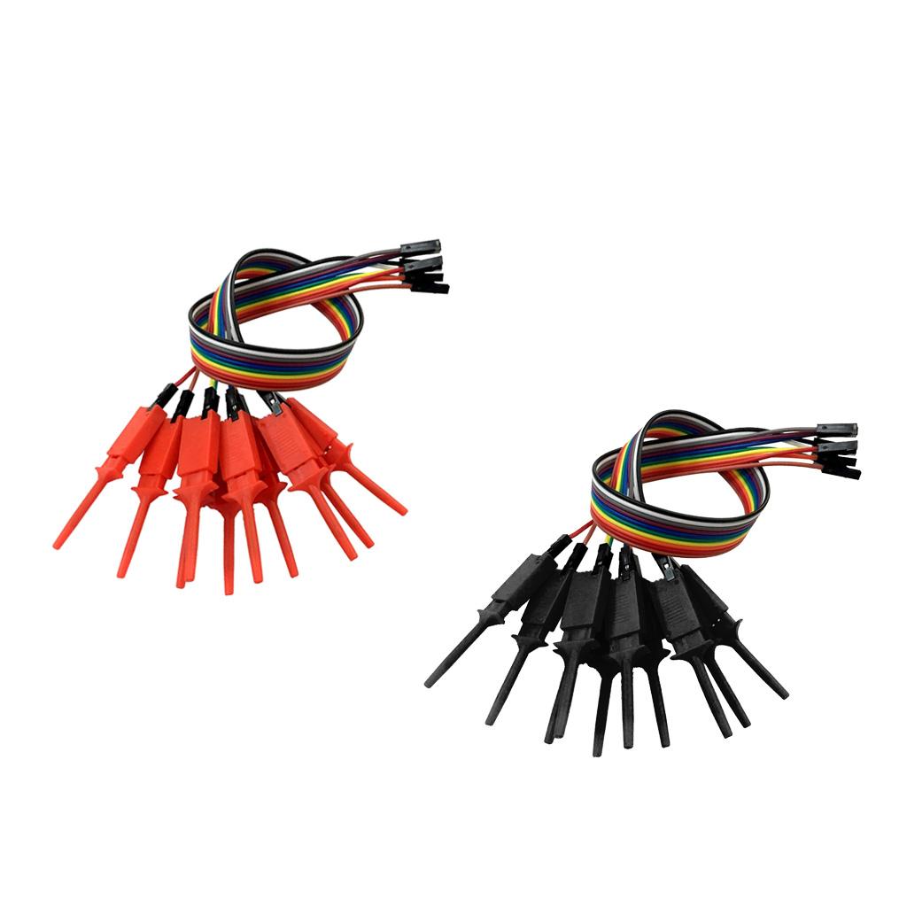2 Pieces 10 Channels Logic Analyzer Cable Probe Test Hook Clip Line