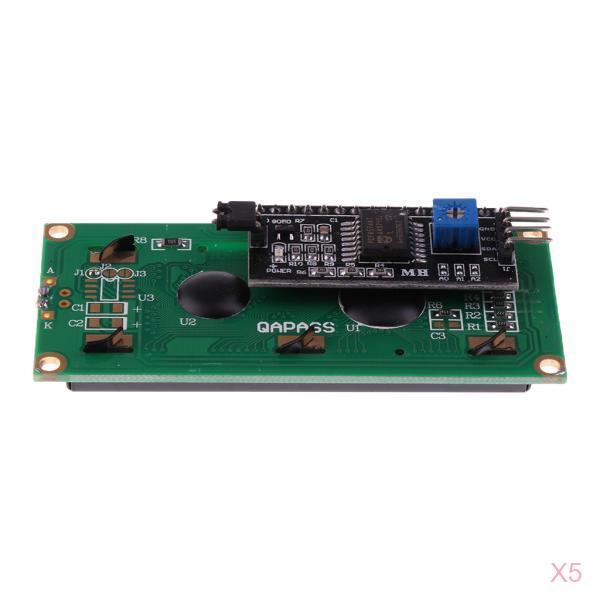 5 Pieces LCD1602 IIC I2C TWI 1602 Serial LCD Display Module For