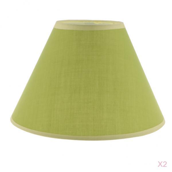 2x Lampshade Table Lamp Shade Floor Lamp Bedside Lamp Light Shade Green