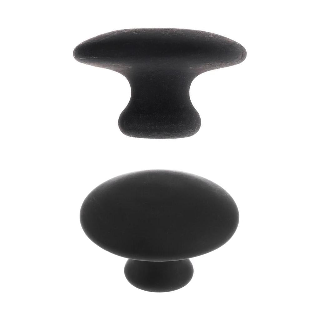 2 Pieces Mushroom Shaped Massage Gua Sha Stone Natural Basalt Hot Rock