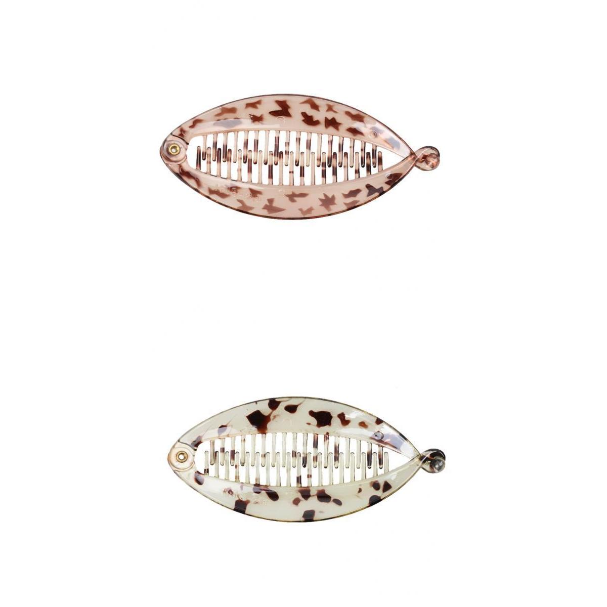 2 Pieces Hair Claw Tail Fish Clip Comb Hairclip Lady Fashion Hair Clasp