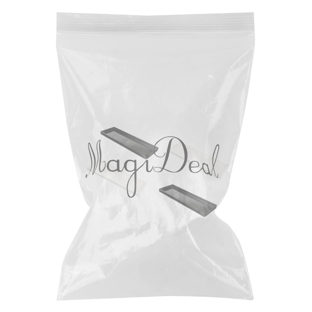 4 pieces Melamine Hotel Serving Tray Dishes Cup Glass Cake Set 24.9 x 18.5cm